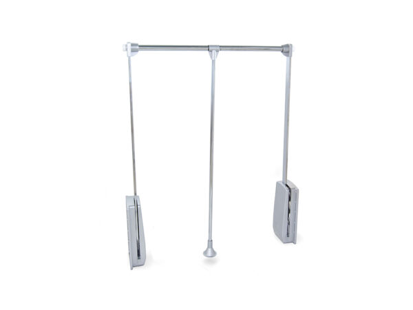 PERCHERO BASCULANTE DOBLE 9283711 GRIS BARRA CROMADA 45- 60