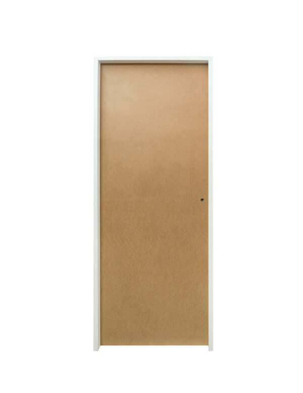 PUERTA D.M. CRUDO CIEGA T8MM 2030X 925X35 CANTO CHAPADO PVC - Imagen 3
