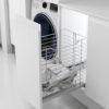 CESTO ROPA EXTRAIBLE CROMO MOD-600 GUIA HETTICH AL500 FONDO455 - Imagen 2
