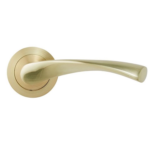 MICEL JUEGO MANIVELAS  707 LS LATON MATE MODELO OLA ROSETA REDONDA