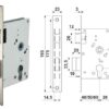 CERRADURA EMBUTIR INOX E3510/60 CANTO REDONDO