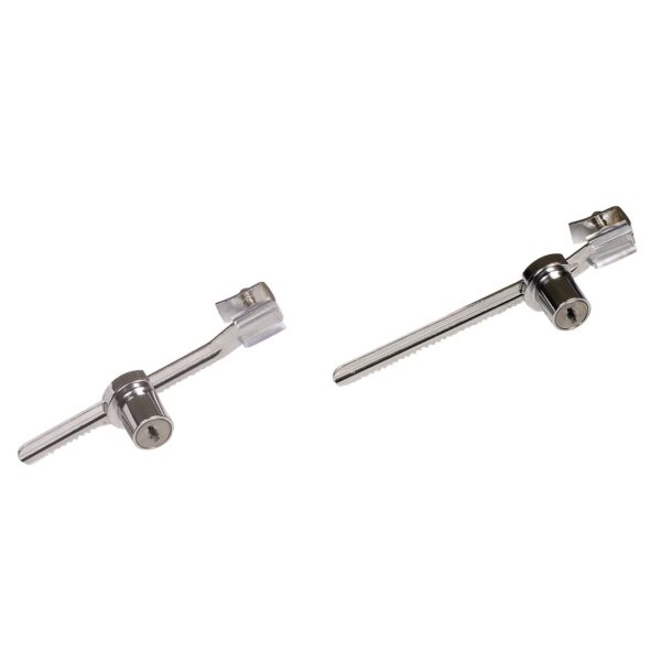 CERRADURA CORREDERA  10A CRISTAL CROMO 120MM 17799